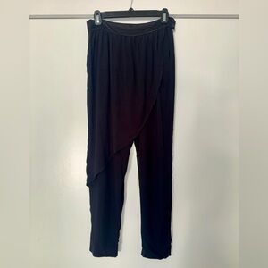 Corey Lynn Calter Black Semi Wrap Skirt Pants Y2K Size 6